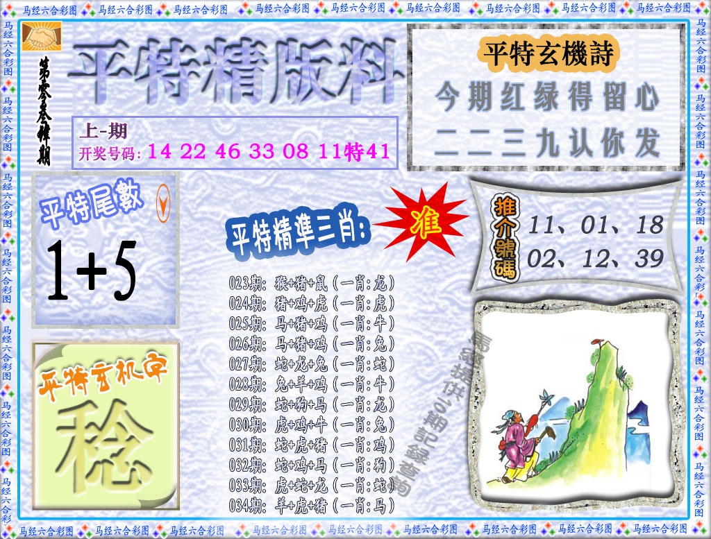 034期平特精版料[图]
