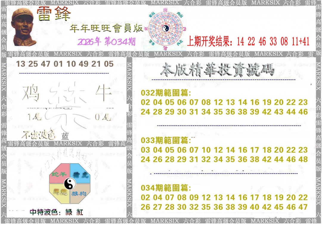 034期雷锋鼠年旺旺版[图]