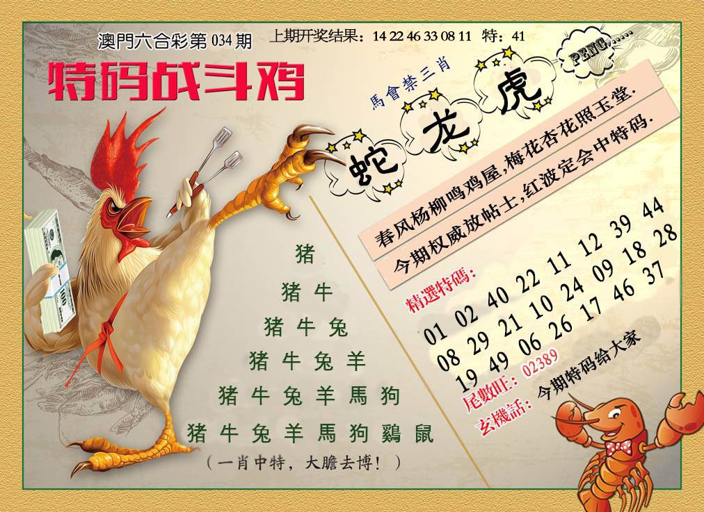 034期特码战斗机[图]