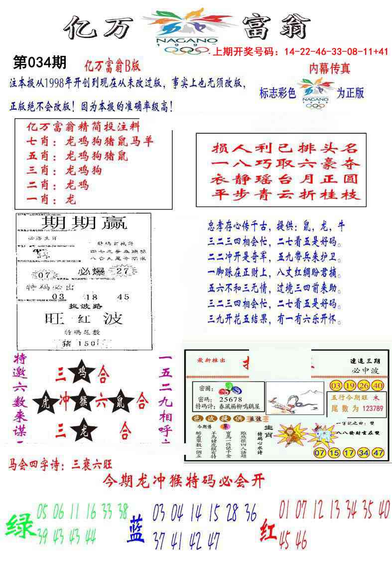 034期亿万富翁B[图]