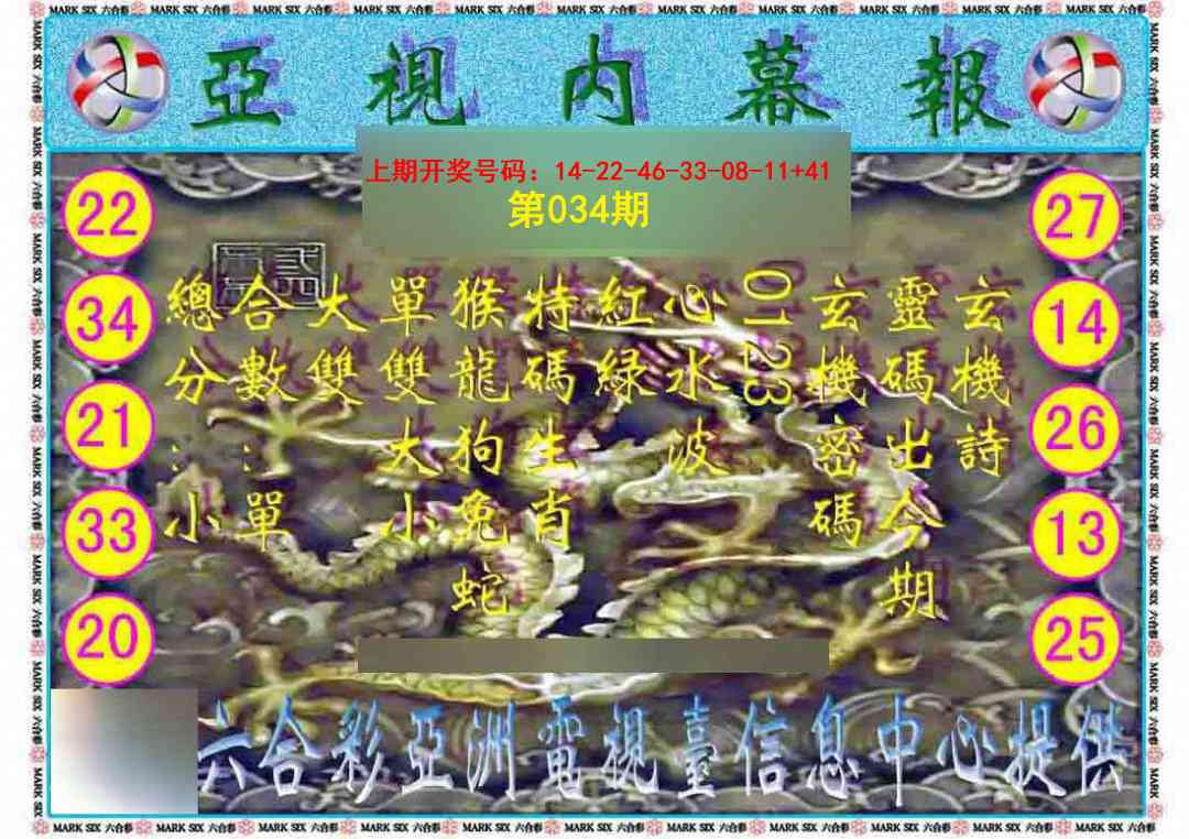 034期亚视内幕报[图]