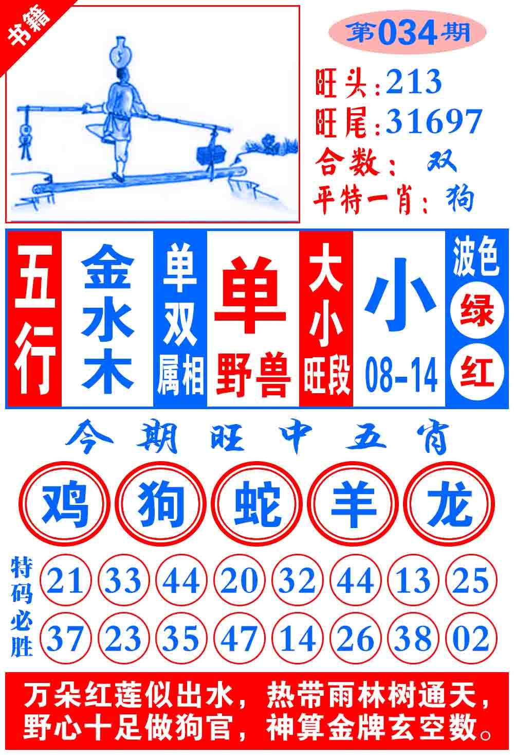 034期澳门全集心水[图]